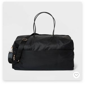 A New Day | Black Weekender Duffel Bag
